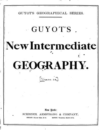 Tapa de Guyot's new intermediate geography