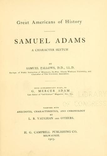 Tapa de Samuel Adams