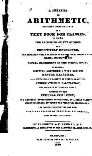 Tapa de A treatise on arithmetic
