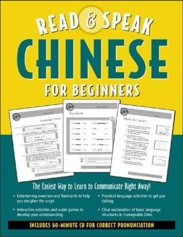 Tapa de Read and Speak Chinese for Beginners