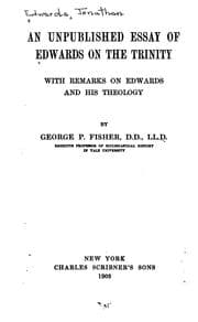Tapa de An unpublished essay of Edwards on the Trinity
