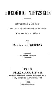 Tapa de Frédéric Nietzsche