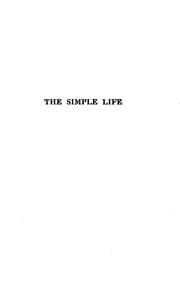 Tapa de La vie simple