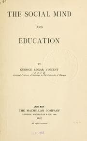 Tapa de The social mind and education ..