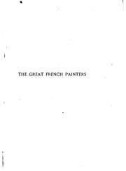 Tapa de The great French painters
