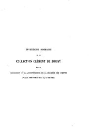 Tapa de Inventaire sommaire de la collection Clément de Boissy