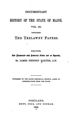 Tapa de The Trelawny papers
