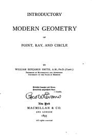 Tapa de Introductory modern geometry of point, ray, and circle