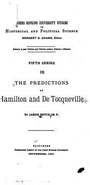 Tapa de The predictions of Hamilton and De Tocqueville