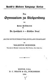 Tapa de Das gymnasium zu Stolpenburg