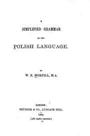 Tapa de A simplified grammar of the Polish language
