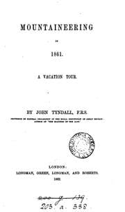 Tapa de Mountaineering in 1861