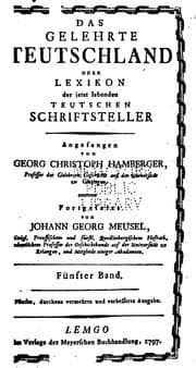 Tapa de Das gelehrte Teutschland, oder Lexikon der jetzt lebenden teutschen Schriftsteller