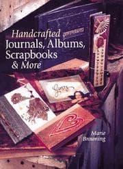 Tapa de Handcrafted journals, albums, scrapbooks & more