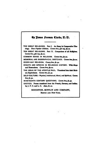 Tapa de James Freeman Clarke