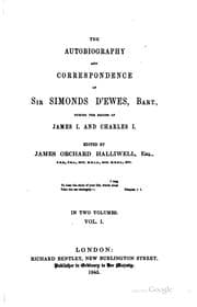 Tapa de The autobiography and correspondence of Sir Simonds D'Ewes, bart