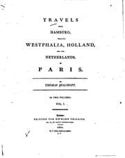 Tapa de Travels from Hamburg, through Westphalia, Holland, and the Netherlands, to Paris