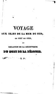 Tapa de Voyage aux îles de la mer du Sud, en 1827 et 1828, et relation de la découverte du sort de La Pérouse ..