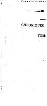 Tapa de Chroniques d'Enguerrand de Monstrelet