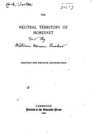 Tapa de The neutral territory of Moresnet ..