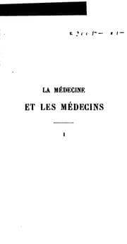 Tapa de La médecine et les médecins