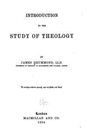 Tapa de Introduction to the study of theology
