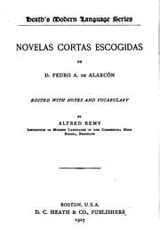 Tapa de Novelas cortas escogidas de d. Pedro A. de Alarcón
