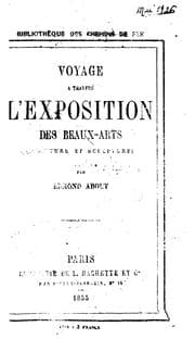 Tapa de Voyage à travers l'Exposition des beaux-arts
