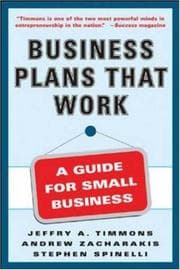 Tapa de Business plans that work