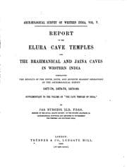 Tapa de Report on the Elura cave temples and the Brahmanical and Jaina caves in western India