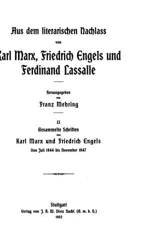 Tapa de Aus dem literarischen nachlass