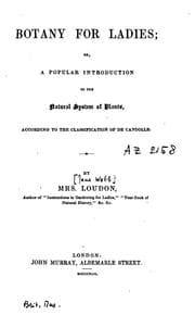 Tapa de Botany for ladies