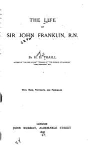 Tapa de The life of Sir John Franklin, R.N