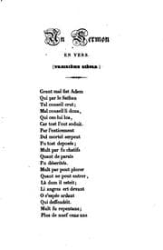 Tapa de Un sermon en vers