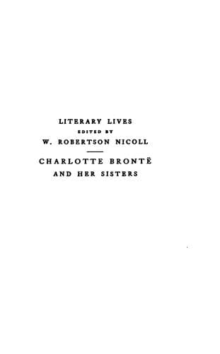 Tapa de Charlotte Brontë and her sisters