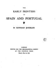 Tapa de The early printers of Spain and Portugal