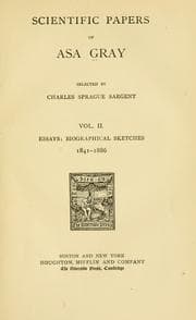 Tapa de Scientific papers of Asa Gray