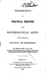 Tapa de Prodromus of a practical treatise on the mathematical arts