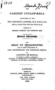 Tapa de An essay on probabilities, and their application to life contingencies and insurance offices
