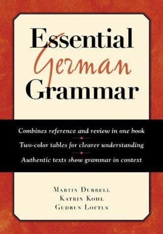Tapa de Essential German Grammar