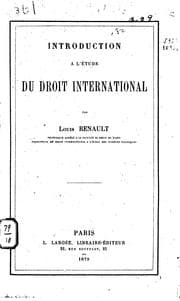 Tapa de Introduction à l'étude du droit international