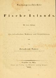Tapa de Naturgeschichte der fische Islands, mit einem anhange von den isländischen medusen und strahlthieren