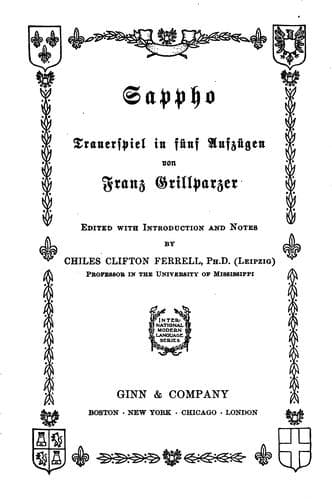 Tapa de Sappho