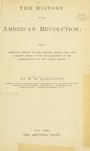 Tapa de The history of the American revolution