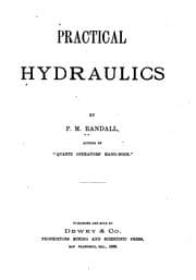 Tapa de Practical hydraulics