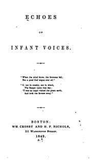 Tapa de Echoes of Infant Voices