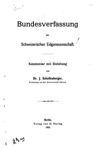 Tapa de Bundesverfassung (1874)
