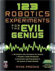 Tapa de 123 Robotics Experiments for the Evil Genius (TAB Robotics)