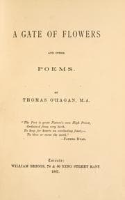 Tapa de A gate of flowers and other poems