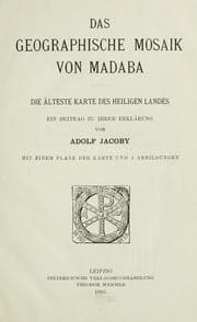 Tapa de Das geographische Mosaik von Madaba